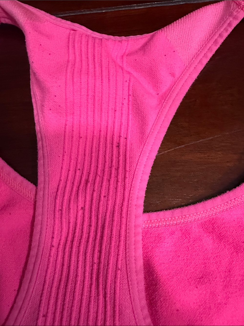 Pink Neon Pink Racerback Tank - Picture 4 of 4